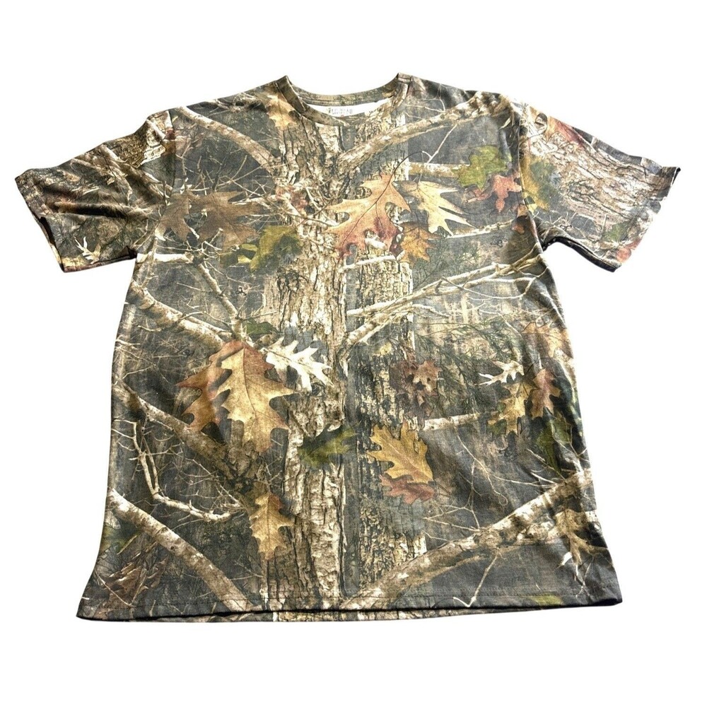 RedHead Mens Camouflage T-Shirt M 60% Cotton 40% Polyester Outdoor Hunting Tee